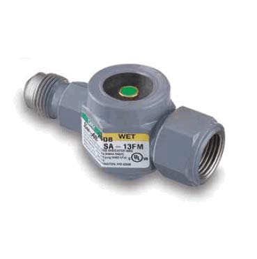 Sporlan SA-15U Refrigerant Moisture and Liquid Indicating Sight Glass 5/8 Inch Male Flare x Swivel Nut