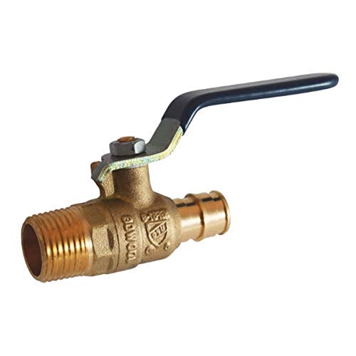 Legend Valve 101-463NL Forged Brass Cold Expansion Ball Valve No Lead 1/2 MNPT x PEX