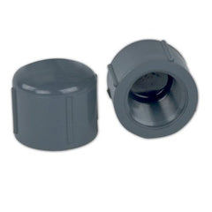 LASCO 848-012 1-1/4 Schedule 80 Gray PVC Threaded Cap