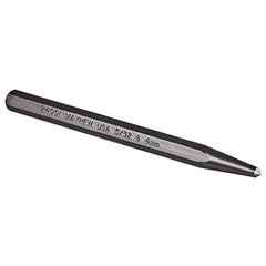 Mayhew Tools 24001 Center Punch 5/32-4mm x 4-1/2 Black Oxide Finish