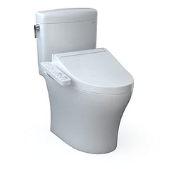 TOTO MW4363074CEMFGN#01 Aquia IV Cube Two-Piece Toilet with C2 Washlet Seat Included