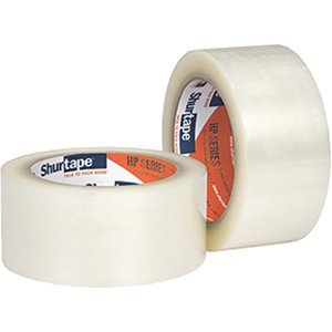 Shurtape 207142 HP100 48mm x 100m Clear GP Hot Melt BOPP Film Packaging Tape - 36ct. Case