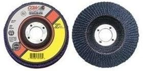 CGW Abrasives 42355 4-1/2x5/8-11 Z3-80 T27xl 100% Za Flap Disc 10 Pack