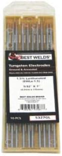 Best Welds 900-11618GE3 Bw 1/16X18 Grnd E3 Tungsten 10/Pkg