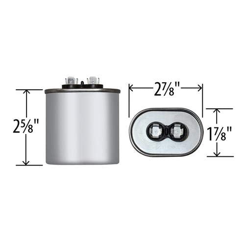 Mars 12921 Motor Run Capacitor 40 MFD 370V