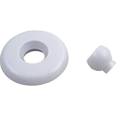 Balboa Water Group 23320-WH Standard Mini Spa Jet White Escutcheon with Eyeball