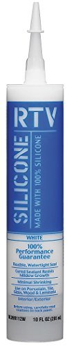 White Lightning WL099112W RTV Silicone Sealant 10 oz Tube White