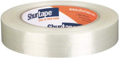 Shurtape 101219 GS 490 Economy Grade Fiberglass Reinforced Strapping Tape - Clear, 94 in. x 60 yd.