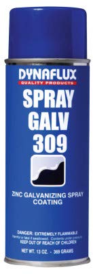 Dynaflux 309-16 Spray Galv Zinc Galvanizing Spray Flammable 16 oz Aerosol Can Case of 12