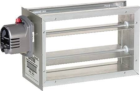 Honeywell ZD24X24TZ 24V Automatic Rectangular Damper 24x24 Inch