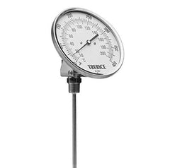 Trerice B8560205 Adjustable Angle Bimetal Thermometer 5 in Dial 20 to 240 deg F