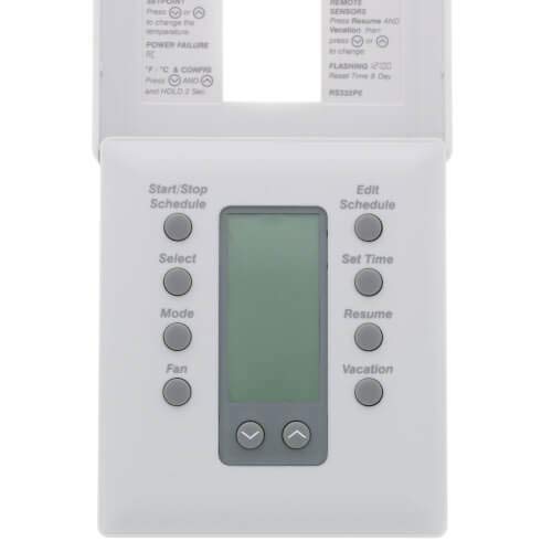 Robertshaw RS332PE Slimline Premier Digital Programmable Thermostat w/Economizer