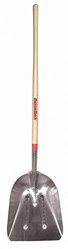 Razor-Back 53127 Scoop Shovel Long Handle Wood Aluminum 18 inch