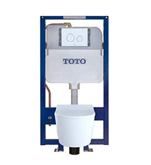 Toto CWT447247CMFGMS RP Wall Hung Toilet DuoFit In-Wall 1.28 and 0.9 GPF Dual-Flush