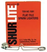 GC Fuller 1501 Shurlite Spark Lighter Flat Lighter with Round Cup Design