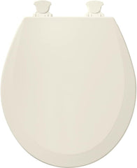 Bemis 500EC 346 Toilet Seat with Easy Clean & Change Hinges, 1 Pack Round, Biscuit