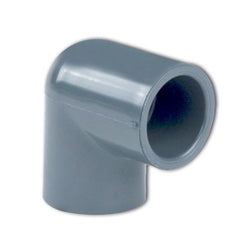 LASCO 806040 4inch Schedule 80 Gray PVC Socket 90 Degree Elbow