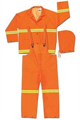 MCR Safety 2013RX4 Luminator 3-Piece Rain Suit PVC/Poly Orange 4X-Large