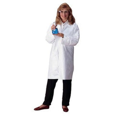 DuPont D13493910 Tyvek Lab Coat Snap Front 2 Pockets