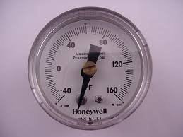 HONEYWELL 305930 RECEIVER GAUGE 1-1/2 INCH DIAMETER