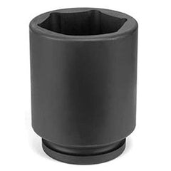 Grey Pneumatic 4072D Socket 1 in Drive Size, 2-1/4 in Socket Size, Hex, 6-point, Deep Length