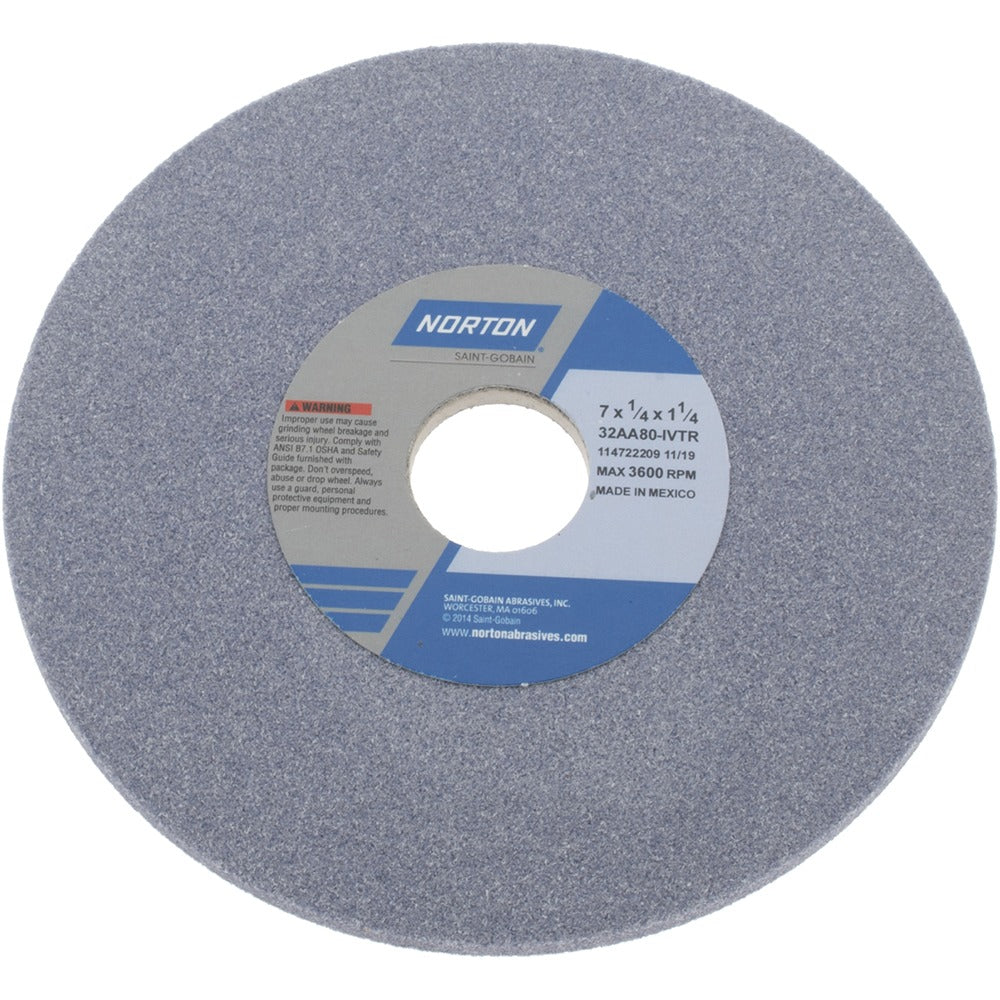 NORTON Norton 66252938875 Surface Grinding Wheel 80 Grit 7 in