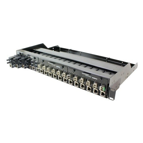 LANTRONIX Lantronix M-MCR-01-NA 18-slot Media Converter Chassis