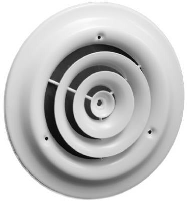 AMERICAN METAL PRODUCTS American Metal Products 1500W6 Round Ceiling Diffuser 6 in