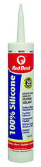 Red Devil 0816 100% Silicone Sealant Architectural Grade with Water Resistant Properties 9.8 oz 12 Pack