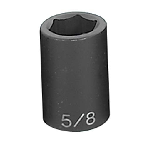 Grey Pneumatic 2020R Socket 1/2 Inch Drive 5/8 Inch Hex Standard Length