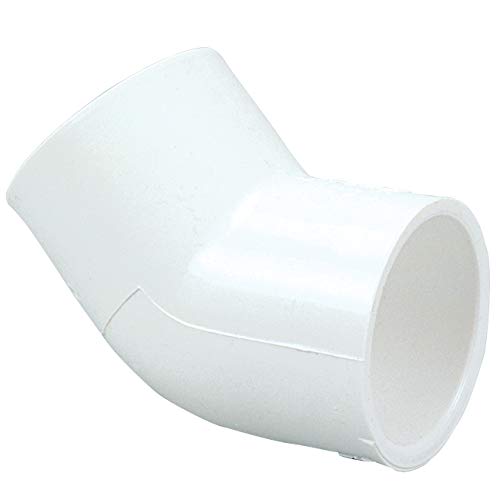 NIBCO 417-012 1-1/4 in. Slip x Slip PVC 45-Degree Elbow