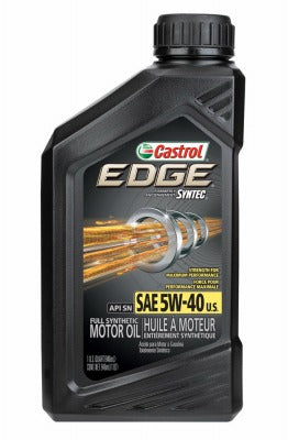 CASTROL Bp Lubricants Usa 15D932 5W-40 Synthetic Motor Oil 1 Qt