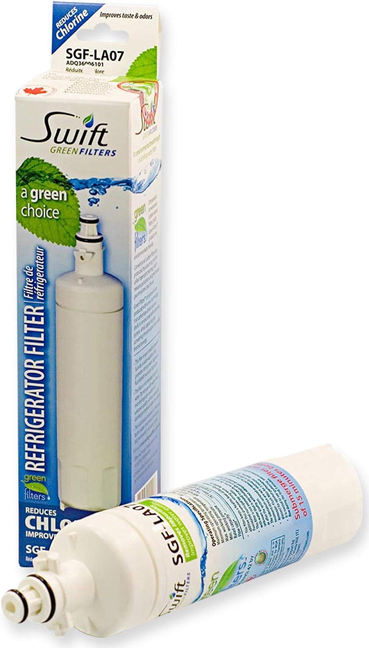 SWIFT GREEN FILTERS Swift Green Filters SGF-LA07 Refrigerator Water Filter (1 Pack) Replacement for LG LT700-P