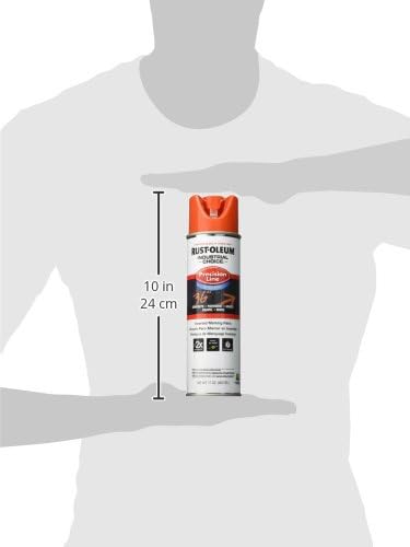 Rust-Oleum 203035 Alert Orange Marking Paint 17 Ounce