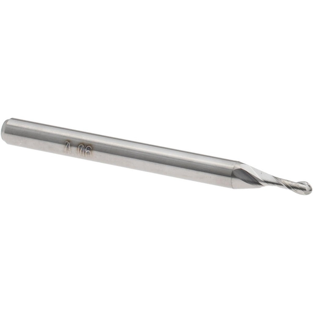 ACCUPRO Accupro 12463700 Ball End Mill 0.06 in 2 Flute Carbide