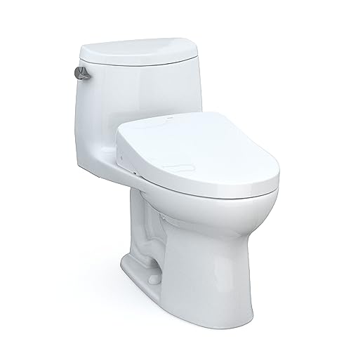 Toto MW6043056CEFGA#01 Washlet+ UltraMax II One-Piece Elongated 1.28 GPF Toilet with Auto Flush