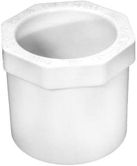 LASCO 437-131 Reducer Bushing 1 Inch Spigot x 0.75 Inch Slip Schedule 40 PVC