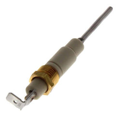 BASO Y75AA-3 Replacement Flame Sensor Rod, 0.114 Diameter, Thread Mounting Nut - HVAC Flame Sensing Component