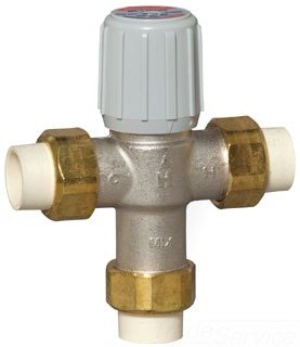 Honeywell 7640QW 1/2 inch CPVC Union Mixing Valve