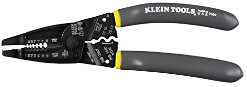 Klein Tools 1009 Klein-Kurve Long-Nose Wire Stripper Crimper 10-22 AWG