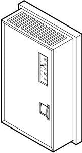 Schneider Electric TK-1301 Pneumatic Room Thermostat Two-Pipe Direct Acting Day-Night Heating 55 to 85 Degree F Dial Range 15 psi Day/20 psi Night Supply Air Pressure