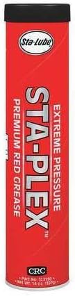 Sta-Lube SL3190 Red Grease Cartridge 14 oz NLGI Grade 2