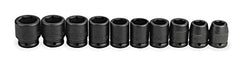 Proto J07500-10 Impact Socket Set 3/4 In Dr 10 Pc