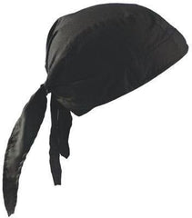 OccuNomix TN6-06 Black Tuff Nougies Cotton Doo Rag Bandana