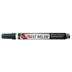 Best Welds 900-PAINTMKR-BLK Prime-Action Paint Marker, Reversible Chisel/Bullet Tip, (12 Count)