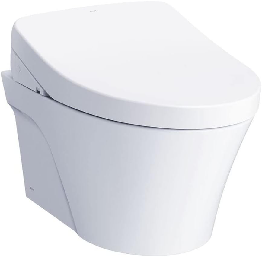 Toto CWT4263056CMFGA#MS Washlet+ AP Wall-Hung Elongated Toilet With S550E Bidet Seat And Duofit In-Wall Dual-Flush Tank System