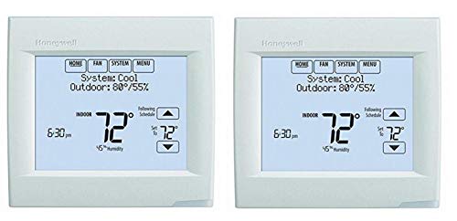 Honeywell TH8321WF1001 Wifi Vision Pro 8000 Thermostat with Stages Upto 3 Heat / 2 Cool (2 Pack)