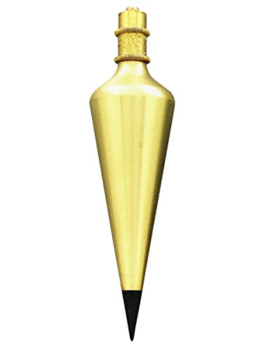 General Tools 800-16 Brass Plumb Bob 16 Ounce