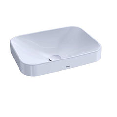 Toto LT425G#01 Arvina Rectangular Vessel Bathroom Sink Cotton