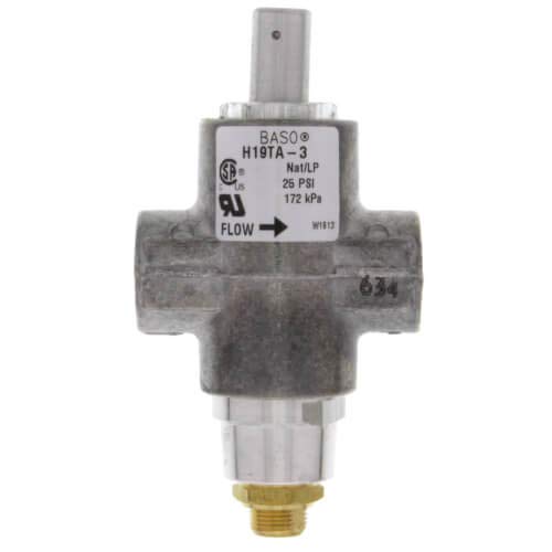 BASO H19TA-3 High Pressure Auto Shut-Off Pilot Gas Valve 1/4 Inch NPT